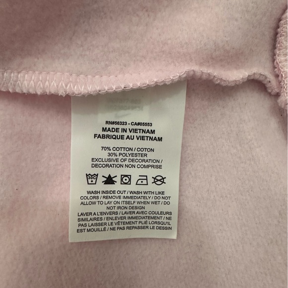 Girls Pink Nike Hoodie Sweatshirt Sz L 10-12 - Picture 7 of 9